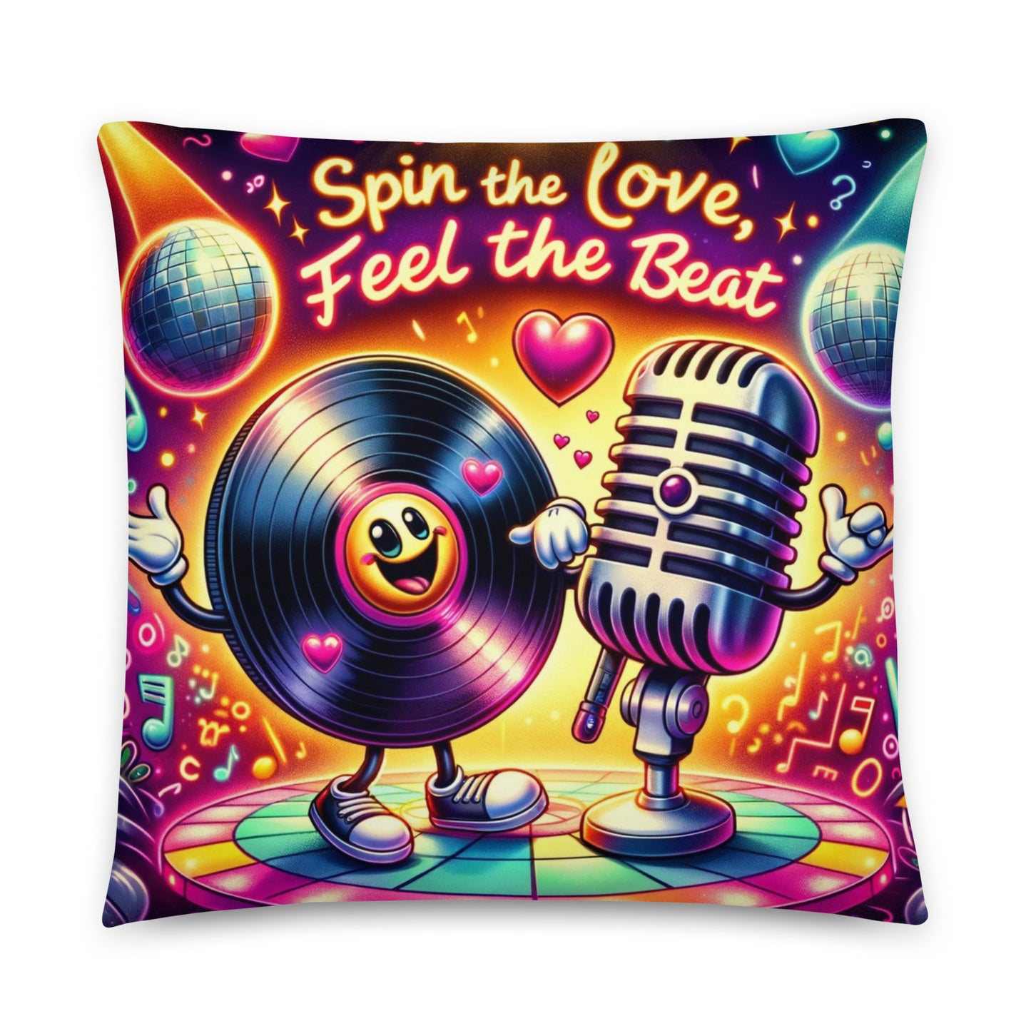 Feel the Beat Basic Pillow
