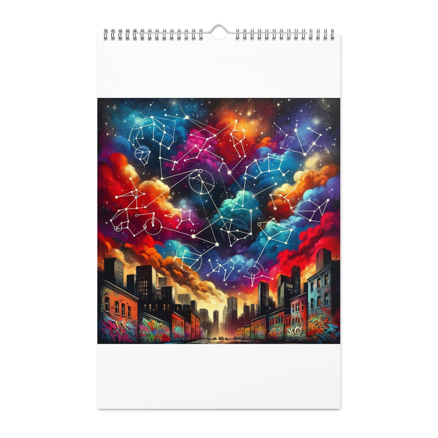 Zodiac Street Art Wall calendar (2024)