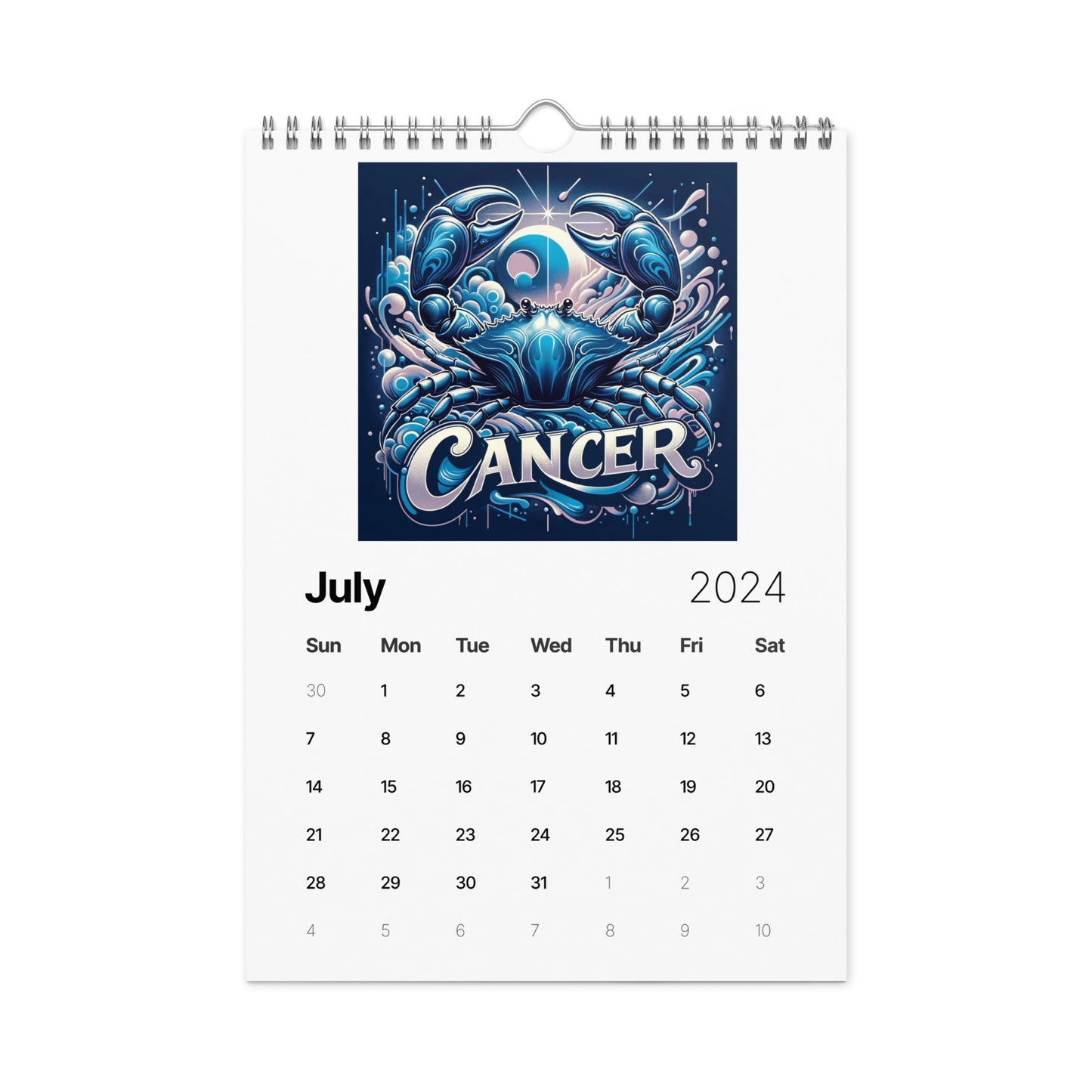 Zodiac Street Art Wall calendar (2024)