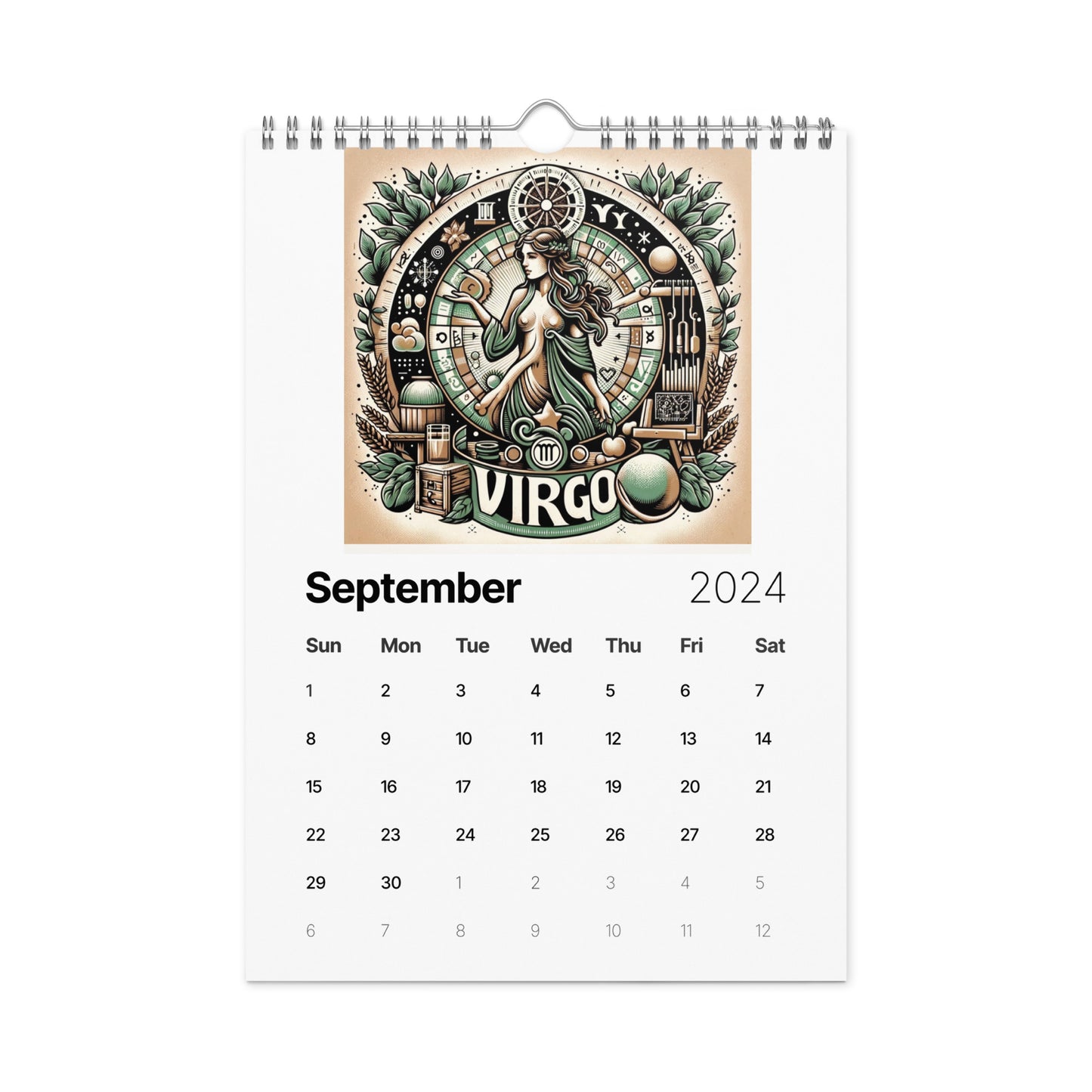Zodiac Street Art Wall calendar (2024)