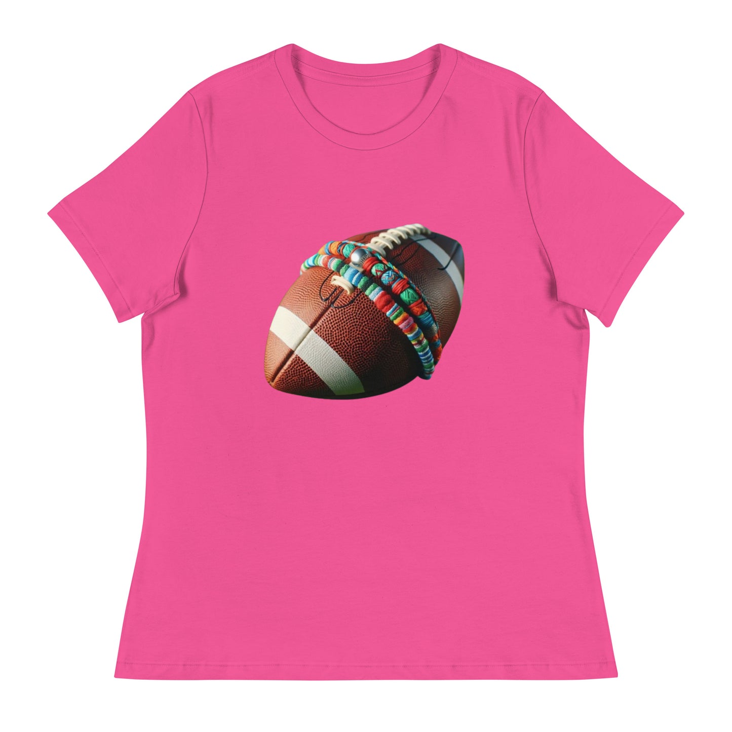 Taylor and Travis Football Women's Relaxed T-Shirt
