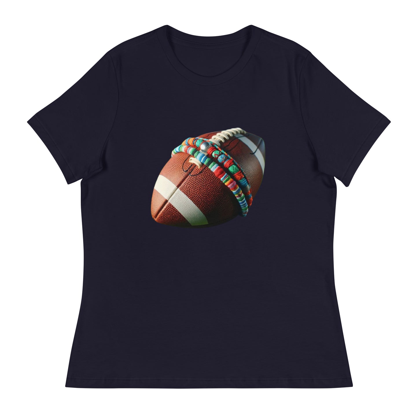 Taylor and Travis Football Women's Relaxed T-Shirt