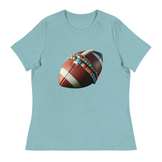 Taylor and Travis Football Women's Relaxed T-Shirt